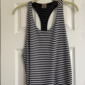 CALIA by Carrie Underwood Black and Gray Striped Top